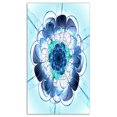 thumbnail image 2 of Design Art - Fleur Arrondie Bleue et Violette, 2 of 3