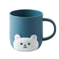 thumbnail image 1 of CHOK Plastic Cups   Unbreakable Coffee Mug Plastic with Handle  Reusable Plastic Mug Dishwasher Safe 1pcs, 1 of 6