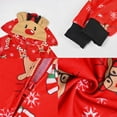 thumbnail image 5 of Asisol Christmas Matching Pajamas Set for Family Onesie Christmas Sleepwear Zipper Jumpsuit Xmas Pjs, 5 of 6