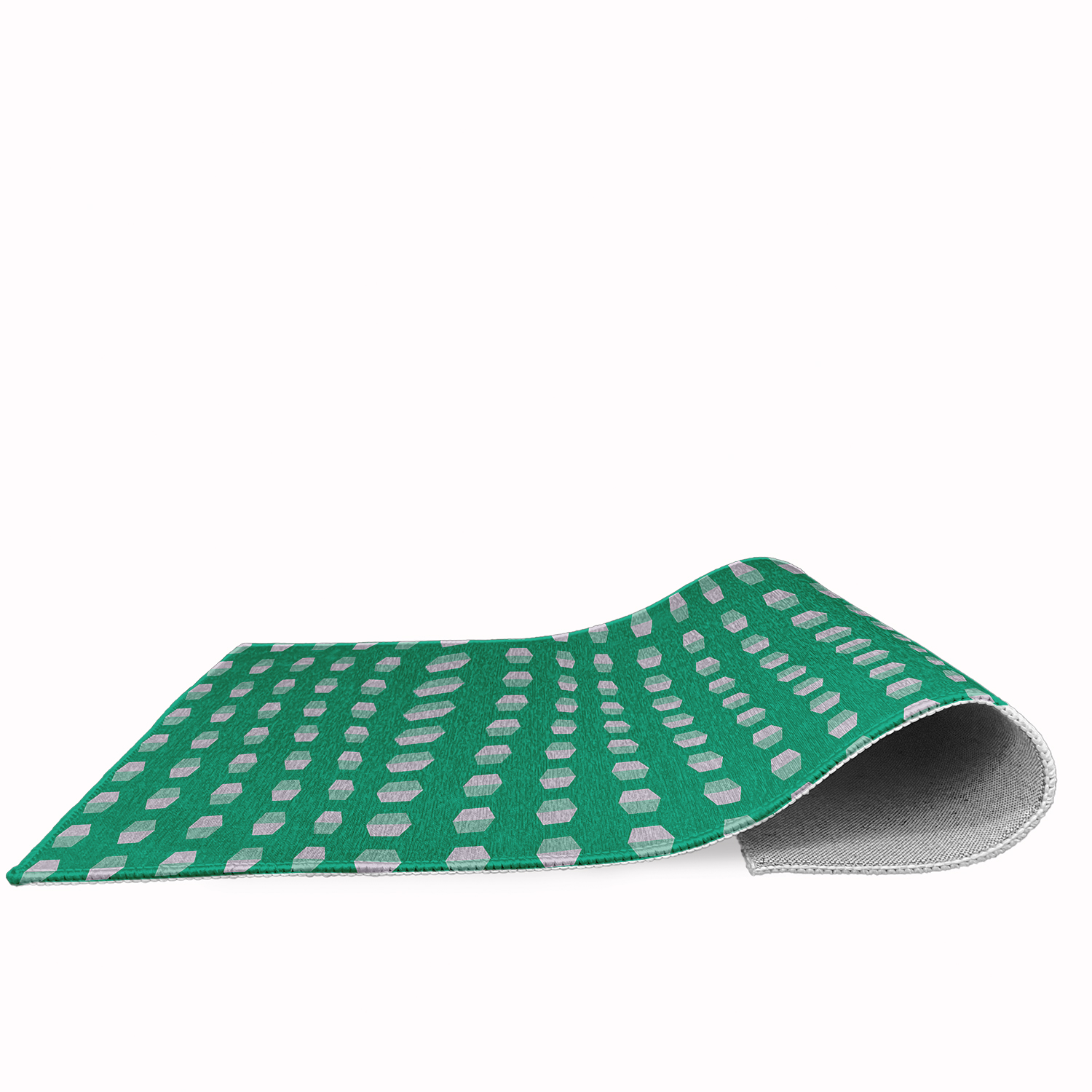 Simply Daisy 2' x 3' Kelly Green Bowling Pins Rug