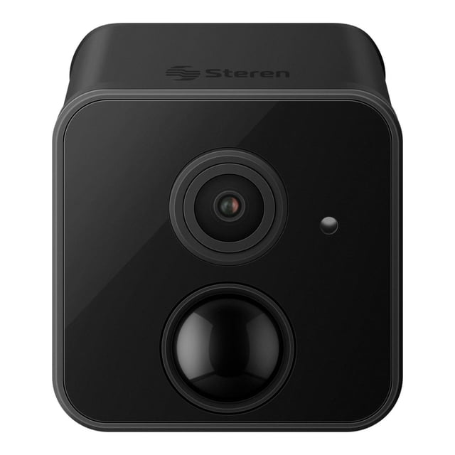 Mini cámara de seguridad Wi-Fi 2 Mpx fija con batería recargable, compatible con asistentes de voz