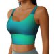 thumbnail image 2 of Balery Green Turquoise Teal Sujetadores deportivos con espalda cruzada para mujer, acolchados, sin costuras, de alto impacto, ideales para yoga, gimnasio, entrenamiento y fitness.-Large, 2 of 8