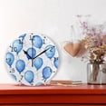 thumbnail image 2 of Blue Balloons Cartoon Round Wall Clock Silent Analog Battery Operated Black Pointer Home Decor 9.84" Diameter, 2 of 11