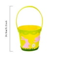 thumbnail image 5 of SDJMa Easter Bunny Baskets, Easter Egg Hunt Bunny Bags Little Baskets Portable Non-woven Rabbit Handbag Bucket Tote Bag for Kids Girls, 5 of 8