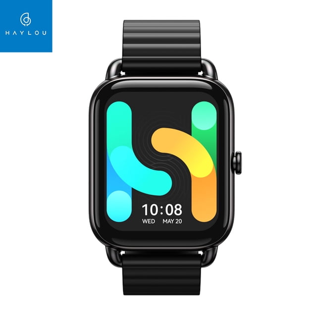 Reloj inteligente Haylou RS4 Plus,Pantalla AMOLED 1.78. Retina,368 * 448 píxeles,Artesanía con modo Carevas Correa magnética/Negro