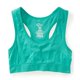 thumbnail image 2 of Aeropostale Sujetador deportivo sin costuras para mujer, verde, pequeño Aeropostale Deportes, 2 of 2