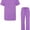 Lavender, variant on Adar Universal Medical Scrubs Set Medical Uniforms - Unisex Fit 45 colors