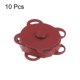 thumbnail image 3 of 10 juegos de broches magnéticos de 14 mm para ropa y bolsos, rojo, 3 of 5