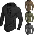 thumbnail image 2 of MYG Mode Sweat à Capuche pour Hommes Pull Vintage Extérieur, 2 of 9