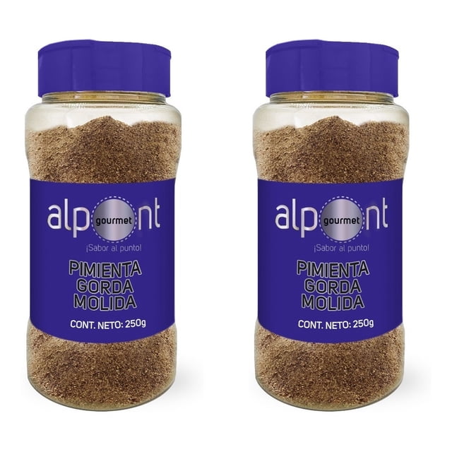 Alpont Pimienta Gorda Molida 250 Gramos 2 Piezas