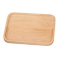 thumbnail image 3 of Plateau de Service pour Dîner, Plateau Rectangulaire en Bois pour Petit-Déjeuner à la Maison, 3 of 8