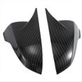 thumbnail image 1 of 1Pair Car Rear View Mirror OX Horn Shell Trim Cover For, 1 of 5