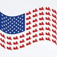 thumbnail image 2 of CafePress - American Flag Made Up Of Wing Baby Light Bodysuit - Baby Light Bodysuit, Size Newborn - 24 Months, 2 of 4
