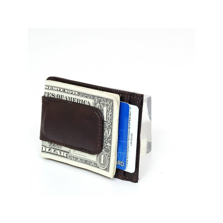 McClard's Gifts: leather slim front pocket wallet/money clip