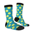 thumbnail image 2 of Goofa Ball Tennis Printed Men's Crew Socks, Soft Durable Breathable Moisture-Wicking with Odor Control Cotton socks, 2 of 9