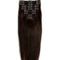 thumbnail image 1 of LELINTA 10"-22" Straight Single Light Weft 8pcs Full Head Set Clip In Human Hair Extension, 1 of 5