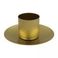 thumbnail image 1 of Candelabro De 3 Pilares Con Luz De Vela, Decoración Del Hogar Para Fiesta, Navidad, Comedor, Dorado, Pequeño, 1 of 8
