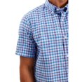 thumbnail image 3 of Maine - Camisa A Cuadros Pastores de Manga Corta para Hombre (Azul), 3 of 3