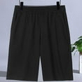 thumbnail image 2 of Boys Girls Cotton Shorts Kids Summer Casual Elastic Waist Pull On Athletic Shorts with Pockets 3-13 Years, 2 of 3