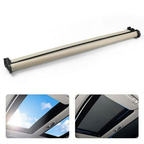 Beige Panoramic Sunroof Curtain Skylight Sunshade For 16-18 BMW X1 F48 F49 F45