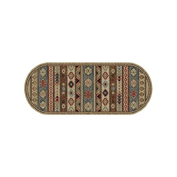 Mayberry Rug American Destination Chiseled Rock Multi Lodge Area Rug - 2'2"x5'3"