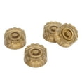 thumbnail image 2 of Bass Knob, Portable 4Pcs Guitar Knob Easy To Use  For Replacement Yellow,Tan,White,Brown,Black, 2 of 8
