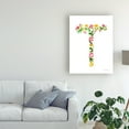 thumbnail image 3 of Trademark Fine Art 'Floral Alphabet Letter XX' Canvas Art by Farida Zaman, 3 of 4