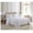 White, variant on KriKac Medallion Chenille Bedspread, Queen, Gray