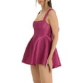 thumbnail image 3 of Wassery Women's Mini Dress Sling A-line Dress Sexy Spaghetti Strap Glitter Short Dresses Bodycon Cocktail Party Clubwear, 3 of 5