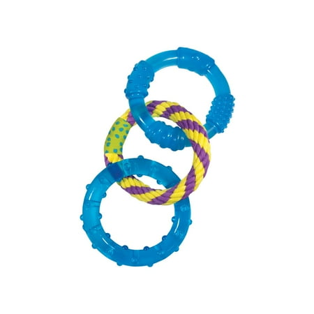 UPC: 0871864002390 | Petstages Orka Dental Links Dog Chew Toy Royal Blue One-Size