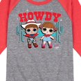 thumbnail image 3 of LOL Surprise! - Howdy Neon  - Toddler And Youth Raglan Graphic T-Shirt, 3 of 6