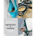 thumbnail image 4 of Orbsoul Aerial Silks Set + Yoga Hammock (Complete Rigging Hardware) - Premium Aerial Nylon Silks 40 Denier Tricot, 4 of 7