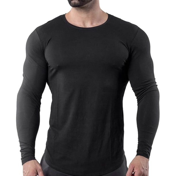 Camiseta ajustada para hombre camiseta de manga larga con diseño ergonómico de secado rápido para montañismo ANGGREK Otros