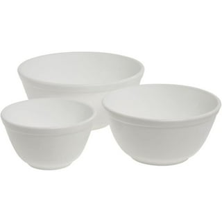 Whiterhino Glass Mixing Bowls Set of 8pcs Storage Container,Large Mixing Bowl for Kitchen, Size: 4 Size