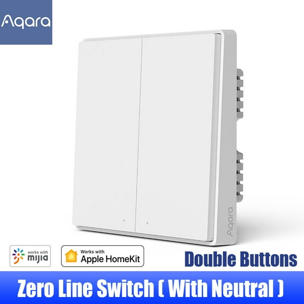 Aqara - Interrupteur intelligent Zigbee 3.0 avec neutre (Wall