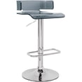 thumbnail image 1 of Atlin Designs Tabouret de Bar Réglable Pivotant en Métal de 22'' en Gris, 1 of 3