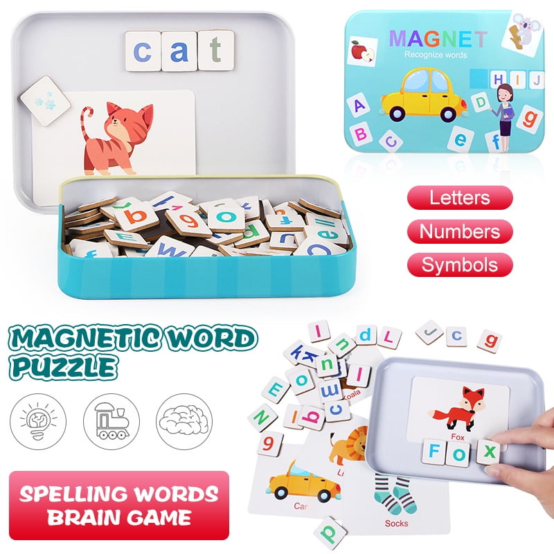 LNKOO Wooden Letters and Numbers for Kids 141 ABC Alphabet