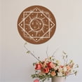 thumbnail image 7 of 1set Creative Natural Wooden Wall Hanging Decoration Wall Art Ornament with Hook Hanger Sun Pattern 300x6mm, 7 of 7
