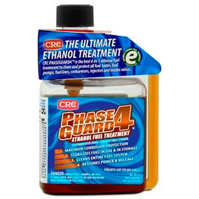 CRC Industries Traitement de Carburant à l'Éthanol 06141 PhaseGuard4; Bouteille de 8 Onces; Unité