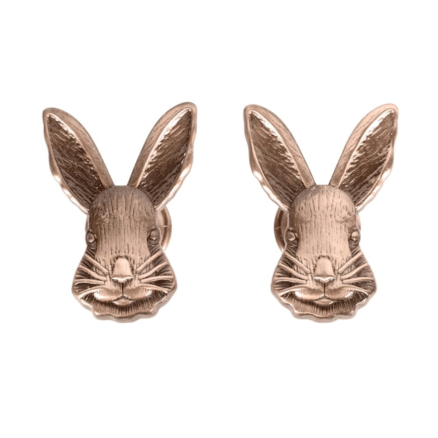 KAKOWELY 2pcs Rabbit Shaped Handle Drawer Knob Kitchen Cabinet Grip Furniture Accessory,1.93"X1.38"X1.02"