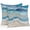 Blue, variant on Lumbar Pillow Covers 12 x 20 Inches, Burnt Orange Coastal Waterproof Throw Pillow Cover Set of 2, Summer Beach Nautical Abstract Art Decorative Rectangle Cushion Covers for Patio/Tent/Couch/Garden