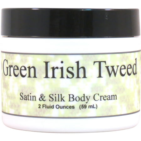 Green Irish Tweed Satin and Silk Cream, Body Cream, Body Lotion, 2