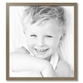 thumbnail image 2 of ArtToFrames 31" x 34" Aged White Gold Picture Frame, 31x34 inch Silver Wood Poster Frame (WOM-2036),  Pack, 2 of 7
