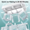 thumbnail image 4 of Fabricador de Cubos de Hielo Lioncho Aprobado por ETL Transparente 1.6L 26 lb/24 h, 4 of 8