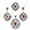 7, variant on Fashion 925 Silver Colorful Topaz Necklace Earrings Ring Party Jewelry Set Gifts-7-Colorful