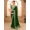 Green, variant on Beautiful Designer Vichitra Silk Sari Blouse Indian Bollywood Wedding Wear Saree Green size 36