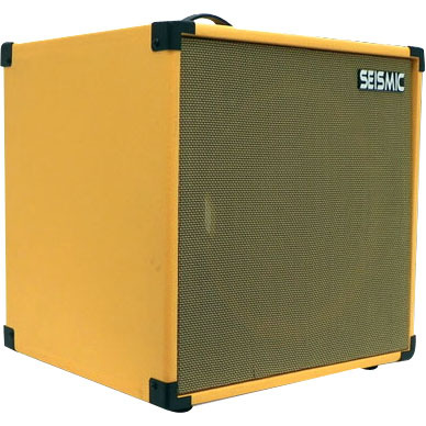 Seismic Audio Luke-1x12TR, Empty 12" Guitar Cabinet, Orange Tolex/Wheat Cloth Grill - image 3 of 3
