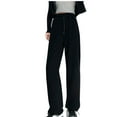 thumbnail image 1 of Yuyuzo Woemns Sweatpants High Waisted Drawstring Lounge Pants Teens Girls'comfy Lounge Joggers, 1 of 4