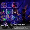 thumbnail image 2 of Baby Projector Lamp, Rotating 8-Color Ocean Wave Projector with Star and Underwater Theme Makes Children and Adults Sleep Peacefully - Black, 2 of 4