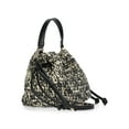 thumbnail image 3 of Time and Tru Women's Marled Bucket Bag, Black, 3 of 5